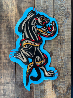 20”x12” double layer wood cut out on quarter inch pine board. Thank you for looking!!